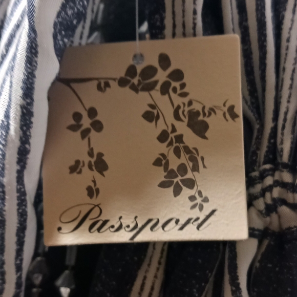 Beautiful Jean inspired blue and white strip summer or fall dress. - Picture 4 of 5